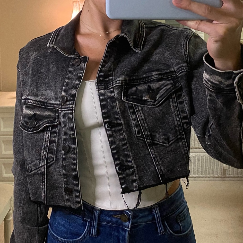 Cropped Denim Jacket